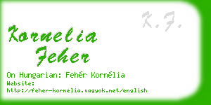 kornelia feher business card